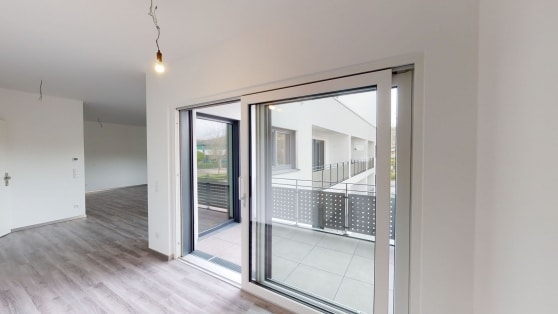 Angeboten wird diese neuwertige Eigentumswohnung in zeitgemer Architektur