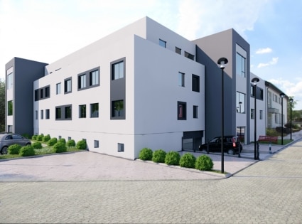 Angeboten wird diese neuwertige Eigentumswohnung in zeitgemer Architektur