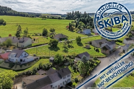 Ausblick in die Eifel-Wlder: Baugrundstck in Wimbach bei Adenau