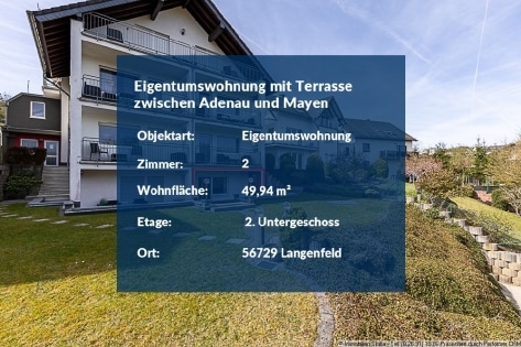 Ausblick ins Gr�ne: Eigentumswohnung mit Terrasse zwischen Adenau und Mayen