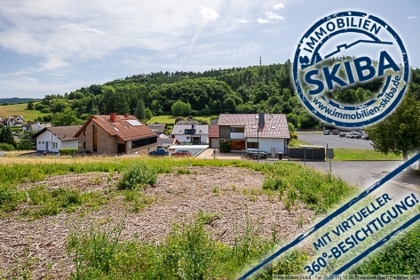 Baugrundstck mit Ausblick ins Grne oberhalb von Adenau
