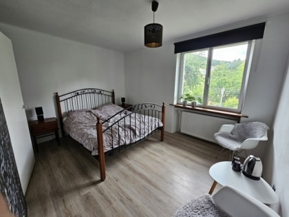 Bed & Breakfast (ehemalige Gastst�tte) mit 4 G�stezimmern, gro�em Saal, Terrasse und 3 Garagen