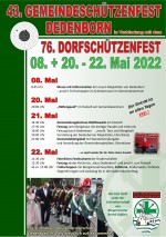Bezirksschützenfest und Jugendschützenfest in Dedenborn