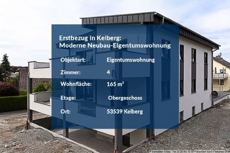 Erstbezug: Moderne Neubau-Eigentumswohnung in erh�hter Ortsrandlage mit Aussicht �ber Kelberg
