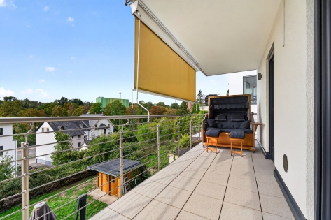 Exklusives Wohnen: Barrierearme Erdgeschosswohnung mit gro�em Sonnenbalkon & Carport in Neuwied