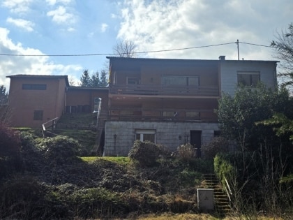 Freistehendes Zweifamilienhaus und Garage in ruhiger Lage