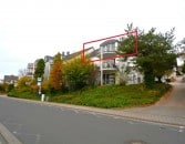 Moderne Dachgeschosswohnung mit Balkon, Parkplatz, Garage und schner Aussicht in Weitersburg