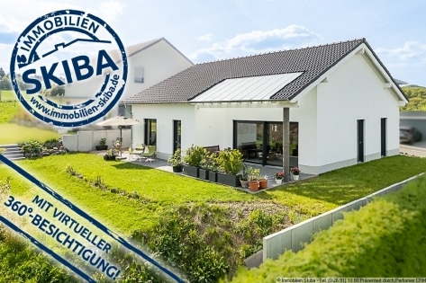 Neubau-Bungalow aus 2021 oberhalb von Adenau
