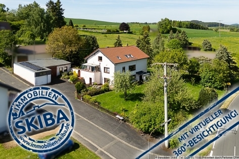 Viel Platz im Nebengeb�ude - Gro�er Garten - Eifel-Einfamilienhaus mit Einliegerwohnung in Bodenbach