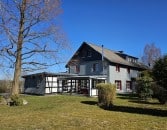 WOHNEN und ARBEITEN unter einem Dach! LUXUS-Fachwerkhaus in naturnaher Lage