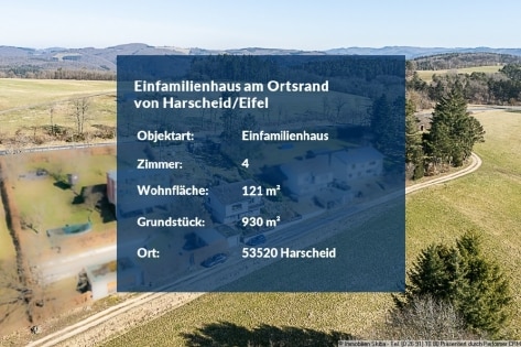 Weitblick in die Natur: Einfamilienhaus am Ortsrand von Harscheid/Eifel