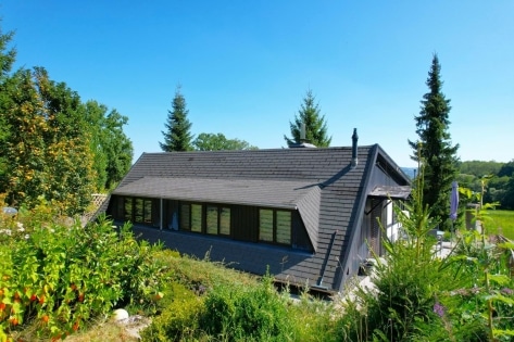 Wunderschn gelegener Ferienbungalow mit Terrasse, Nebengebude, Gartenhaus und Aussicht